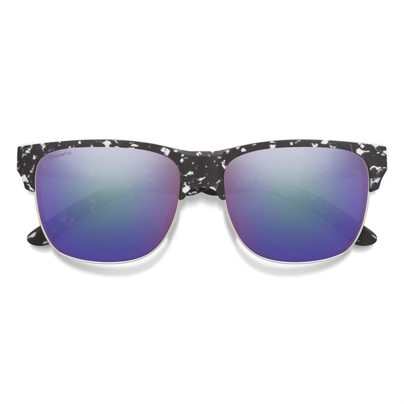Smith Lowdown Split Sunglasses - Matte Black Marble w/ChromaPop Polarized Violet - Picture 2 of 2